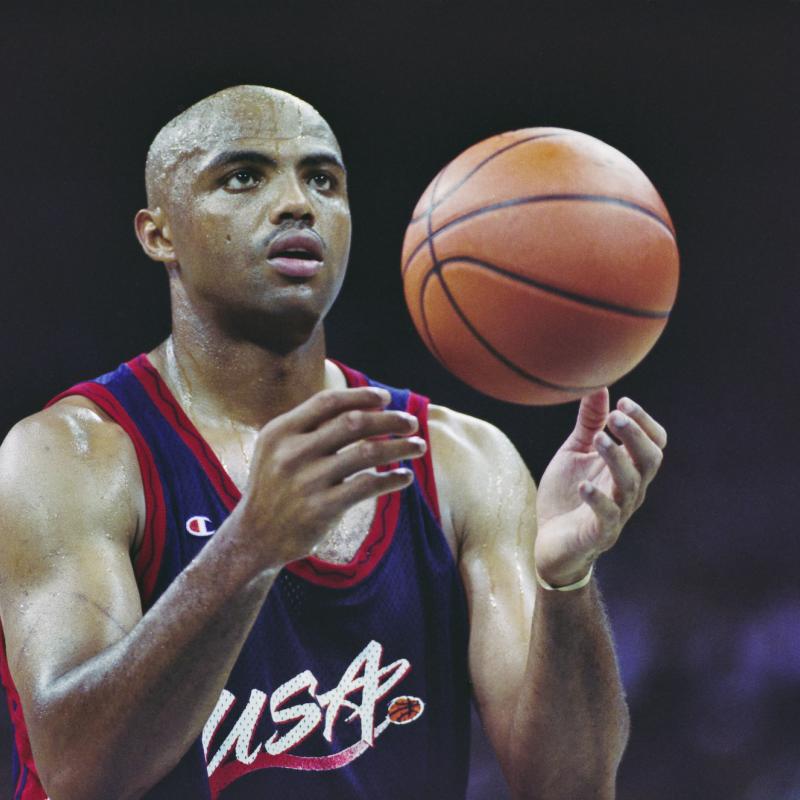 Former NBA basketball player and TV commentator Charles Barkley